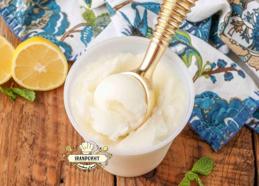 بستنی یخی لیمویی