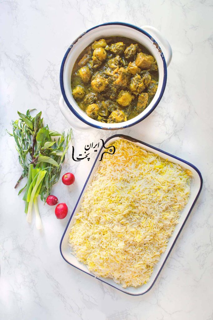 خورش گوجه سبز