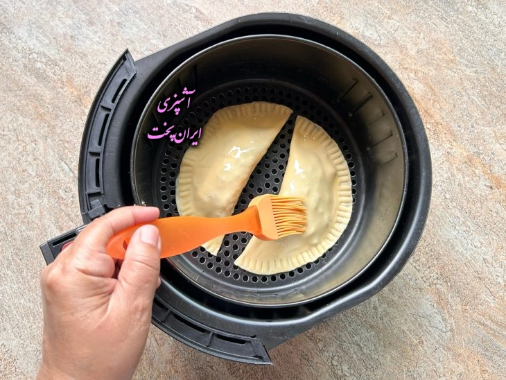 زمان پخت پیراشکی در هواپز