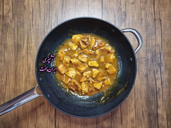 فیله مرغ با سس پرتقال