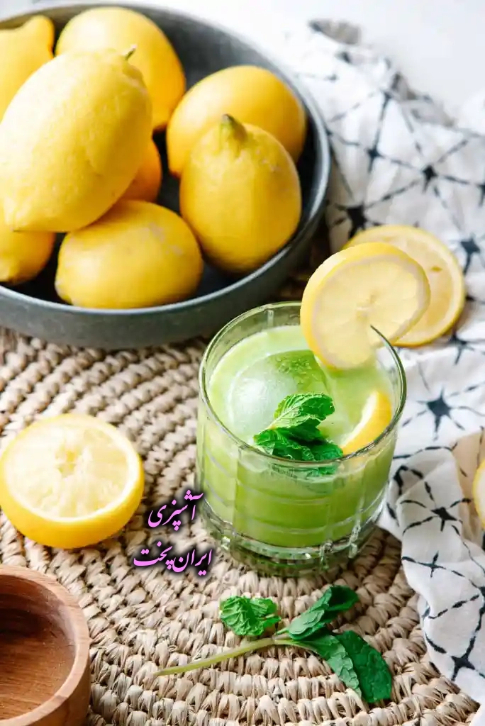 طرز تهیه شربت نعنا با نعناع تازه