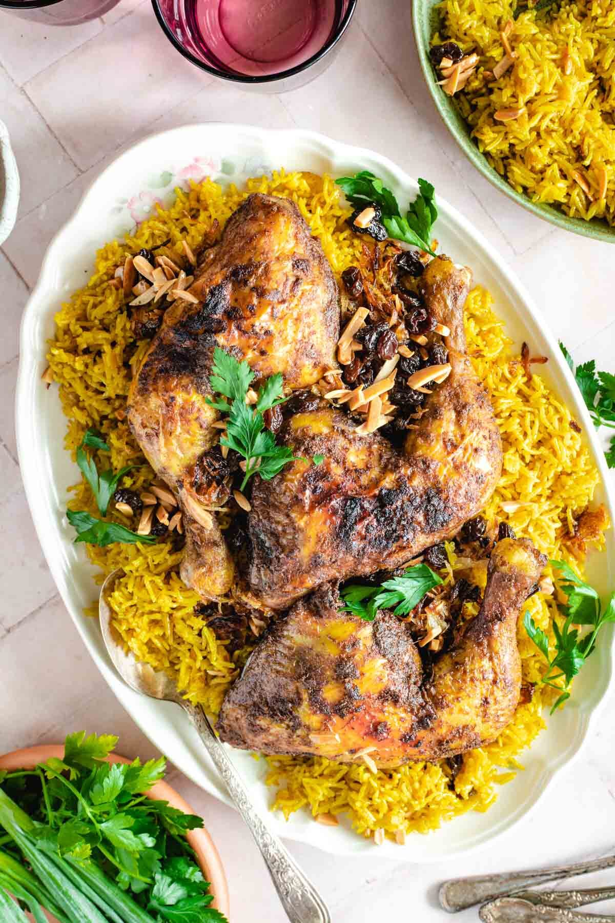 طرز تهیه مندی مرغ
