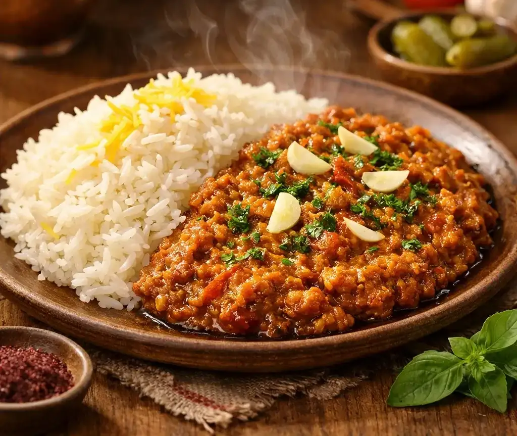 میرزا قاسمی با برنج