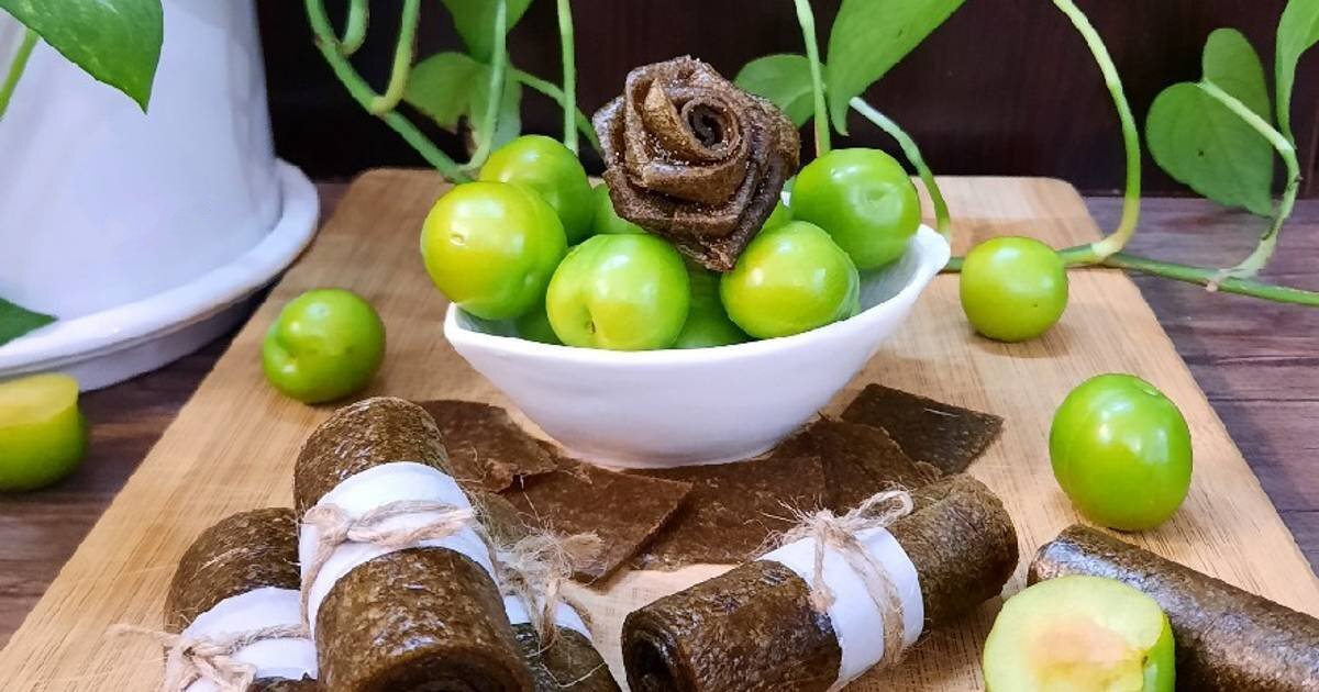 طرز تهیه لواشک گوجه سبز خانگی