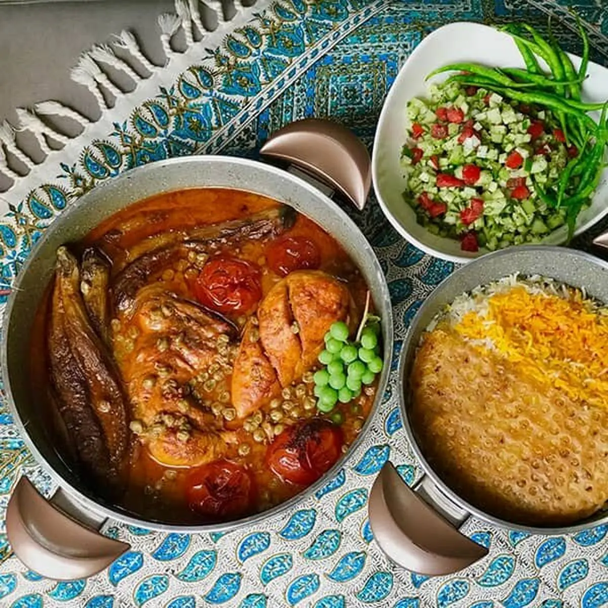 خورشت غوره بادمجان