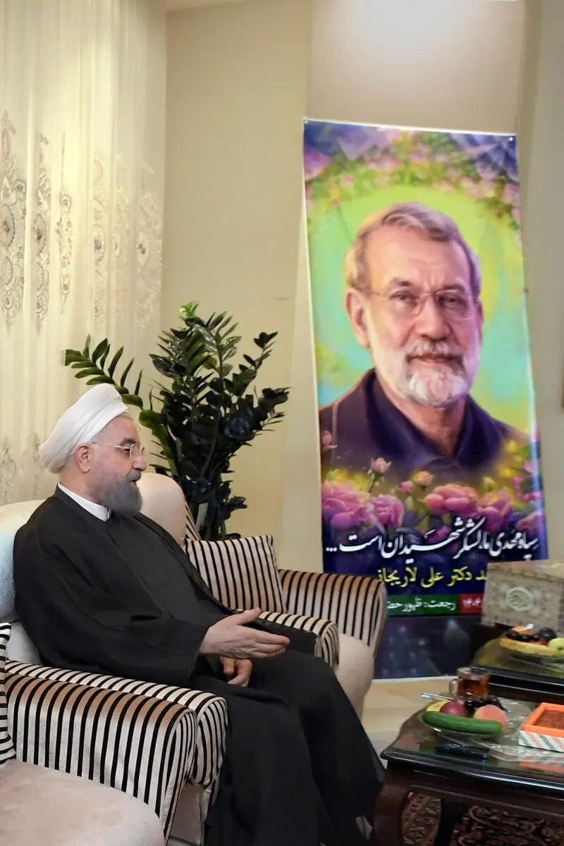 دیدار+با+خانواده+شهید+لاریجانی