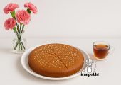 کیک بدون شکر با شیره انگور در قابلمه