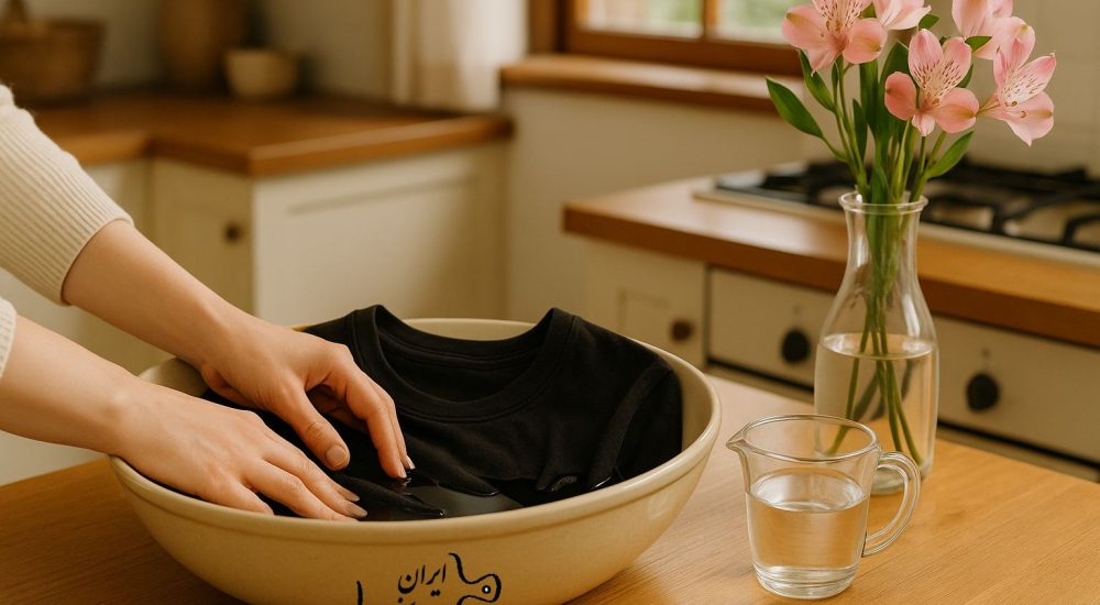 روش شستشوی لباس مشکی