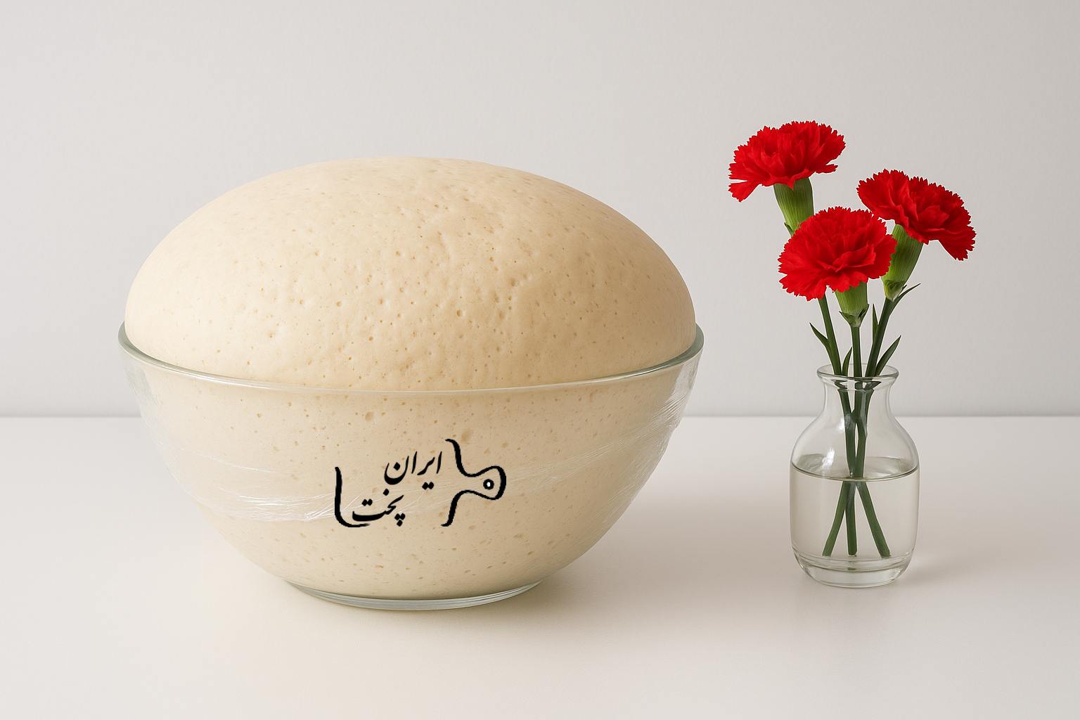 خمیر جادویی بدون تخم مرغ