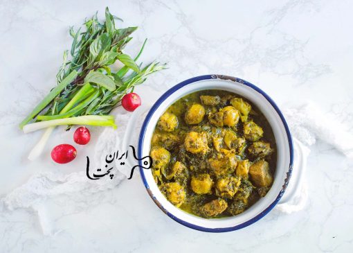 خورش گوجه سبز