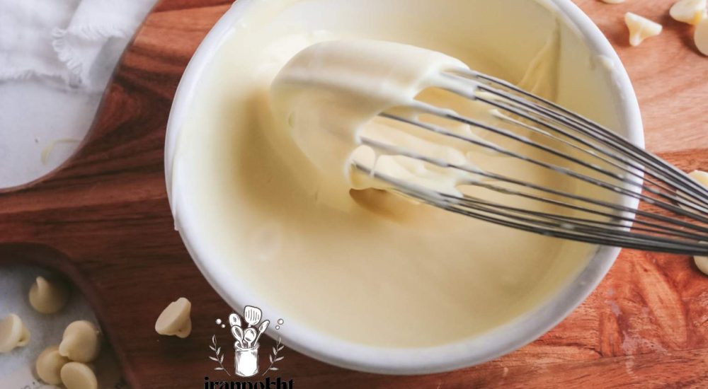 طرز تهیه گاناش با شکلات سفید