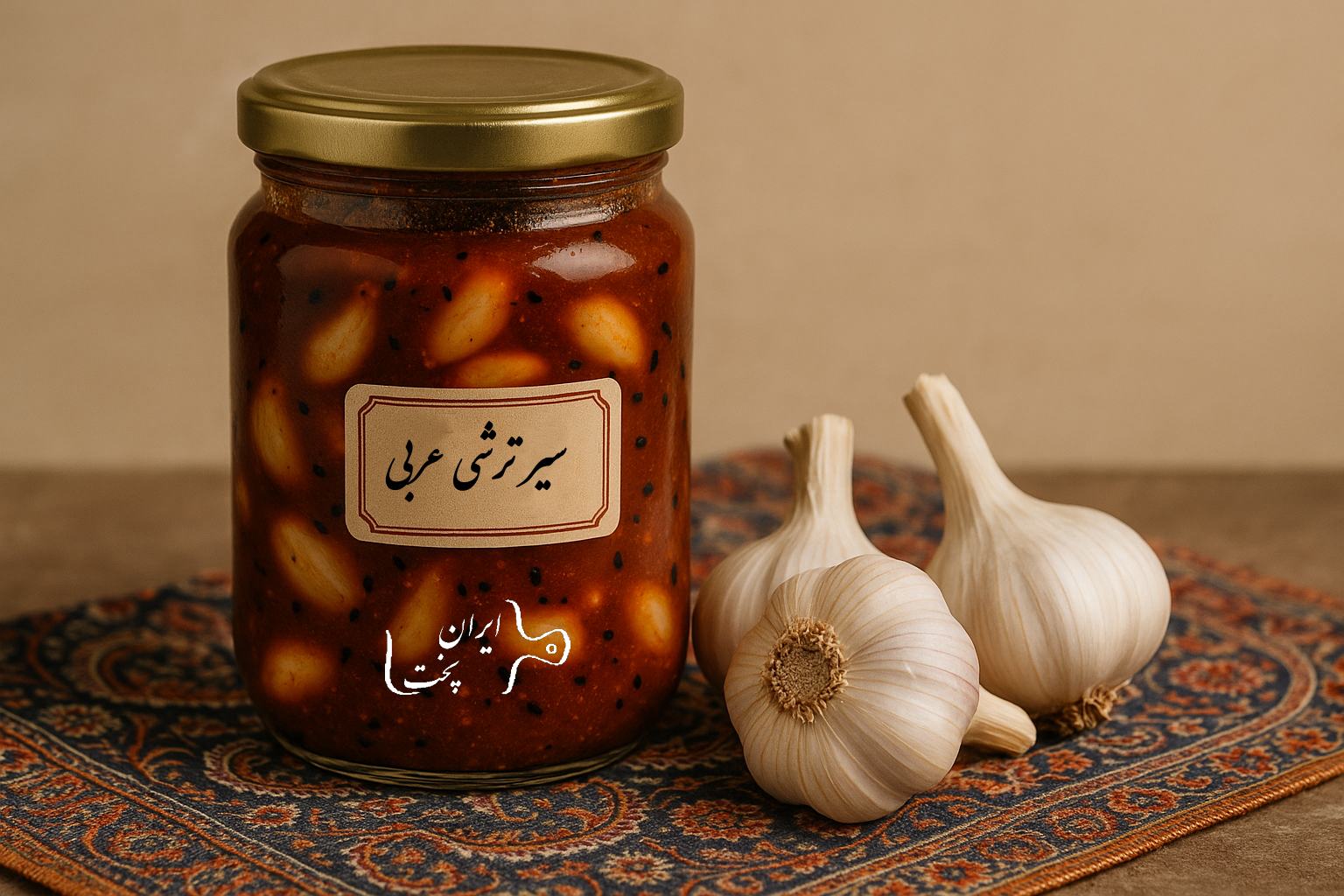 طرز تهیه سیر ترشی عربی