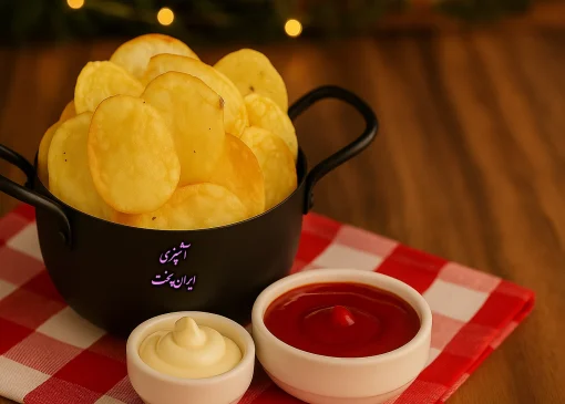 طرز تهیه چیپس خانگی در فر