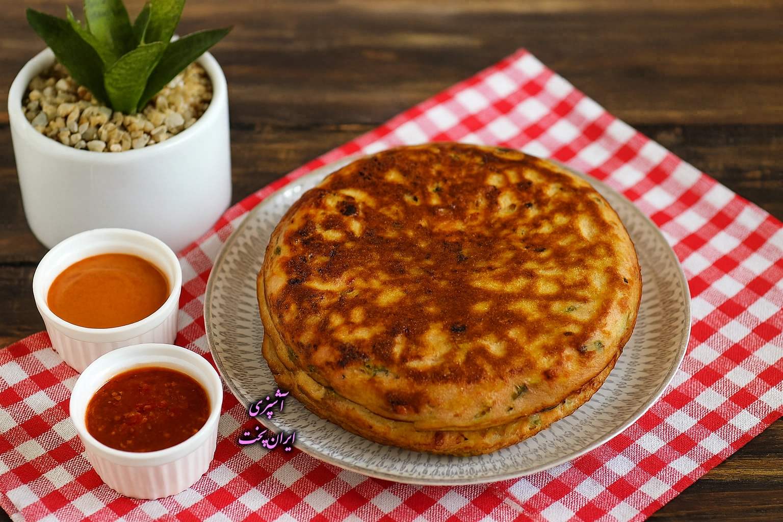 نون پیتزایی تابه ای