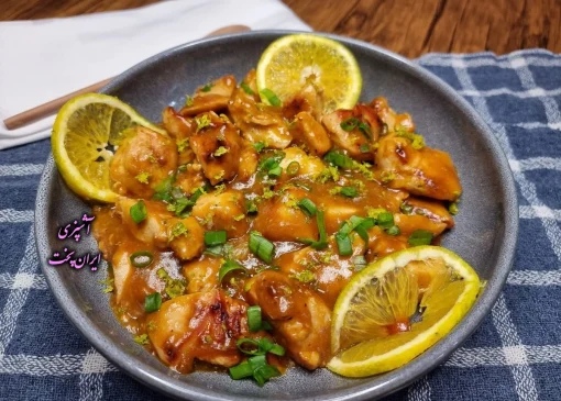 فیله مرغ با سس پرتقال
