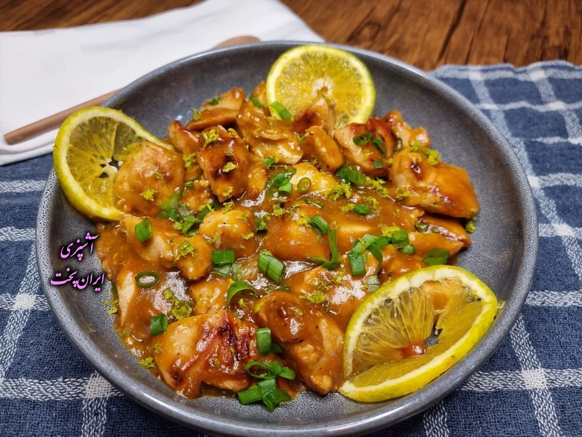 فیله مرغ با سس پرتقال