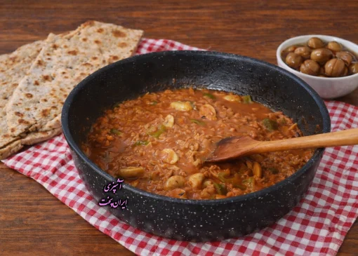 طرز تهیه خوراک سویا و قارچ