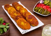 طرز تهیه کوکو سیب زمینی پخته