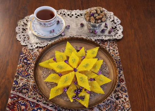 طرز تهیه مسقطی ساده با نشاسته