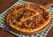 طرز تهیه پیتزا گوشت چرخی