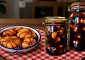 طرز تهیه سیر ترشی شمالی فوری – ترشی 7 ساله در 7 روز