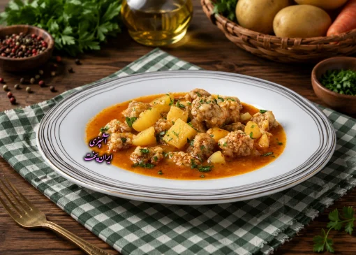 طرز تهیه کوفته قلقلی با سیب زمینی 1