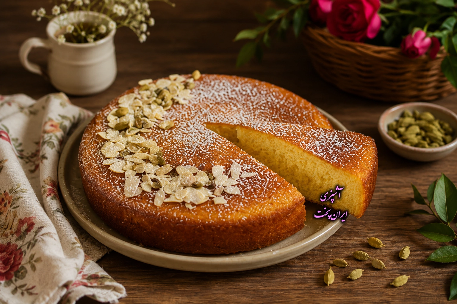 طرز تهیه کیک سوهان