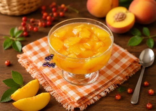 مربای هلو رزا منتظمی