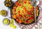 طرز تهیه پلو مکزیکی