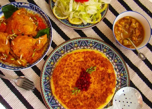 طرز تهیه خورشت مرغ و نارنگی
