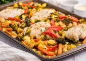 طرز تهیه مرغ تنوری لذیذ با سیر و کره