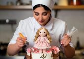 خلاقیت مشاغل؛ ابتکار دخترپسند قناد باسلیقه در طراحی و پخت کیک ویژه «روز دختر» + عکس/ روزتون مبارک فرشته‌های روی زمین❤