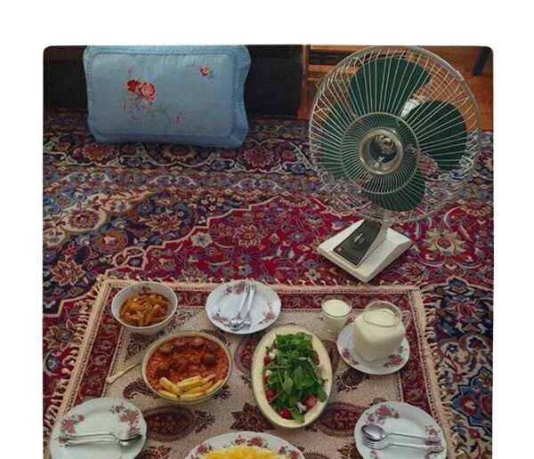 خلاقیت خنده دار پدر ایرانی برای فرار از گرمای خانه اش حماسه آفرید+عکس/هنر نزد ایرانیان است و بس🤣