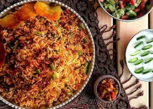 طرز تهیه لوبیا پلو دودی یکی از محبوب ترین غذاهای سنتی ایرانی