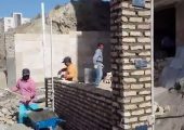 (عکس) خلاقیت خنده دار اوستا بنا در یک کار تیمی با شاگردش حماسه آفرید/ مغز نیست که معدن طلاست