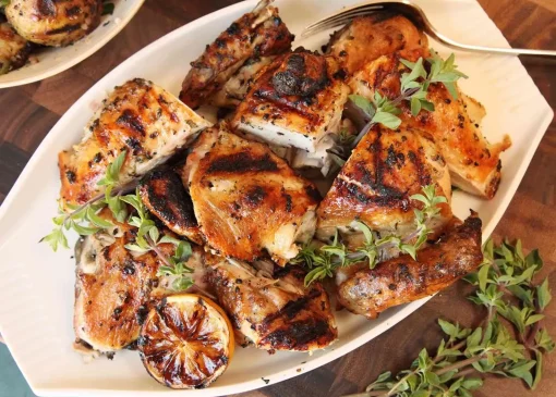 طرز تهیه مرغ مارینه یونانی ، غذای فوری