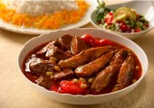طرز تهیه خورشت غوره بادمجان سنتی