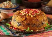 طرز تهیه ته چین مرغ و بادمجان مجلسی و لذیذ