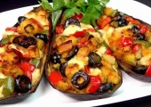 طرز پخت یک غذای خوشمزه و تازه با ۲ عدد بادمجان به روش ایتالیایی (فیلم)