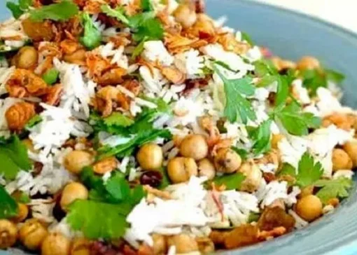 طرز تهیه نخود پلو به روش های ایرانی و ترکیه‌ای