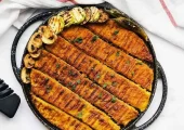 طرز تهیه کباب تابه‌ای مرغ با سس زرشک