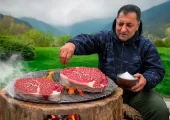 طرز تهیه استیک تازه و خوشمزه به سبک آشپز مشهور