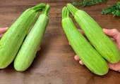 طرز تهیه یک پیتزای گیاهی خوشمزه با کدو سبز (فیلم)