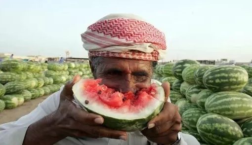 خلاقیت خنده دار هندوانه فروش قزوینی برای کشاندن مشتری به مغازه با گارانتی پس از فروش/مغز نیست که معدن طلاست😂