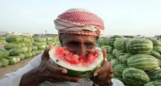 خلاقیت خنده دار هندوانه فروش قزوینی برای کشاندن مشتری به مغازه با گارانتی پس از فروش/مغز نیست که معدن طلاست😂