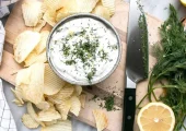 طرز تهیه ماست موسیر با موسیر تازه