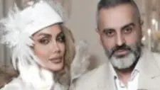فیلم / نگاهی به چیدمان شاهانه و مجلل منزل علیرام نورایی و همسر هنرمندش صبا تاجیک/ از مبلمان کلاسیک و لوسترهای اعیانی تا کمد پر از لباس و کفش