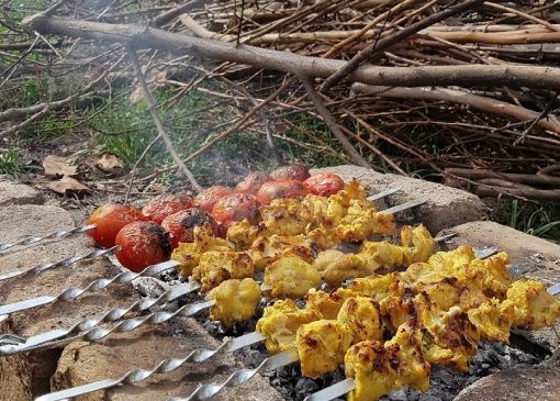 خلاقیت خنده‌دار کشاورز باهوش در پختن جوجه کباب با ابزار کارش حماسه آفرید+عکس/ به تو باید دکترای مدیریت بحران بِدَن😂