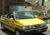خلاقیت خنده دار راننده مشهدی برای حمل فرغون با پراید حماسه آفرید+عکس/ مغز نیست که معدن طلاست😂