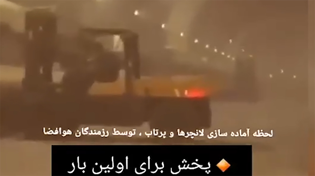 لحظات آماده سازی موشک‌ها برای پرتاب سمت اسرائیل